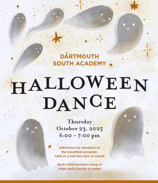 Halloween Dance Oct. 23, 6-7 pm