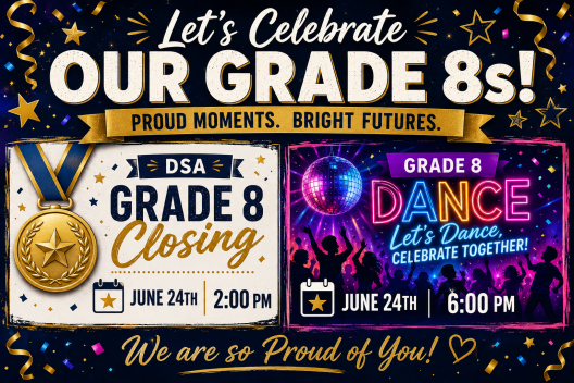 Grade 8 Closing June 24