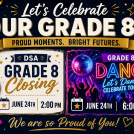 Grade 8 Closing June 24